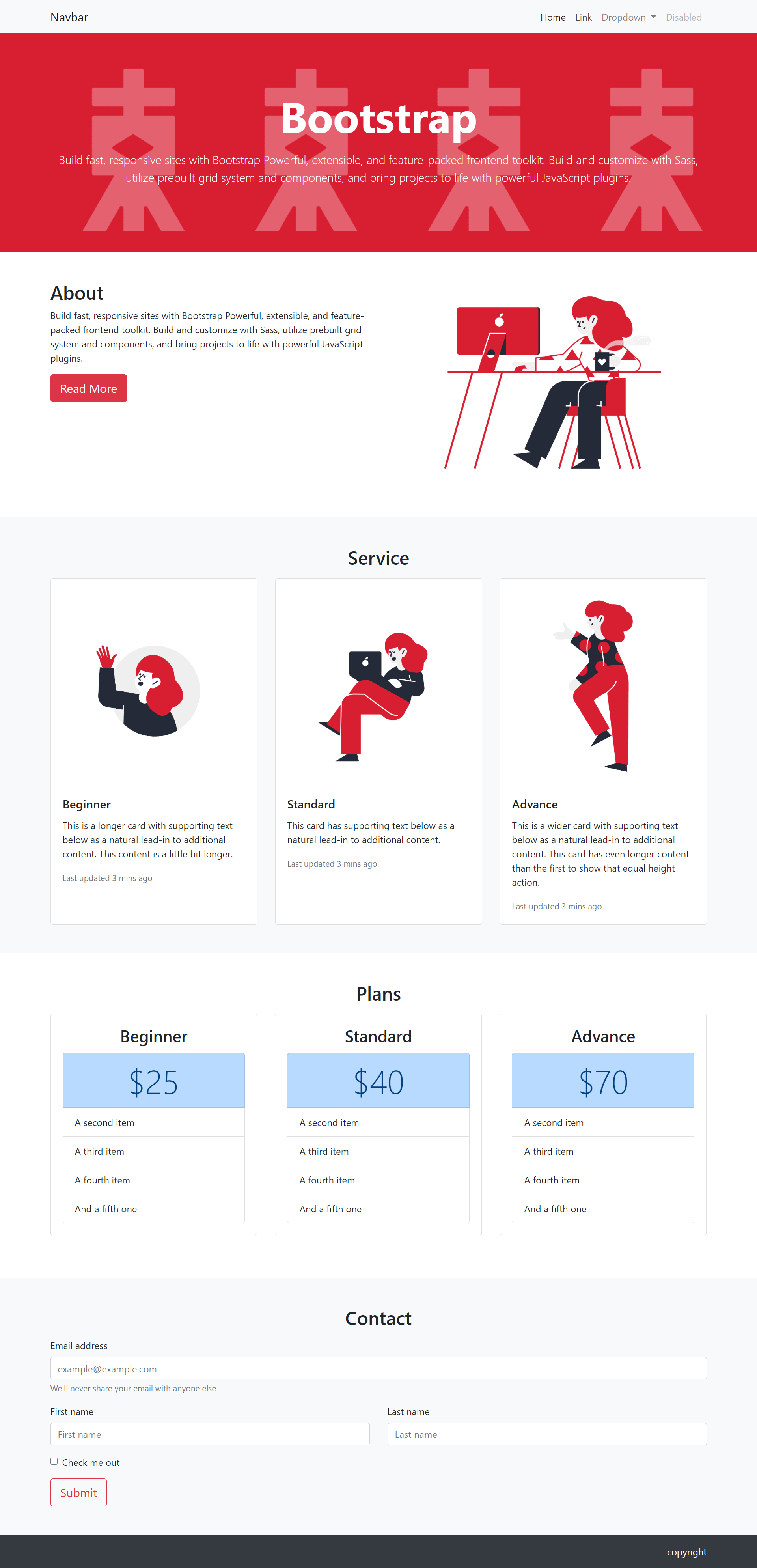 テンプレートLP